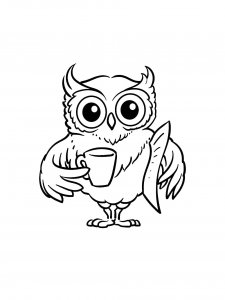 Coloring Pages Animals Owl 31