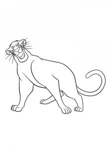 Panther coloring page - picture 14