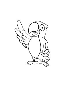 Parrot Coloring Pages 26