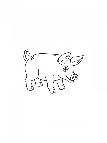 Pig coloring pages