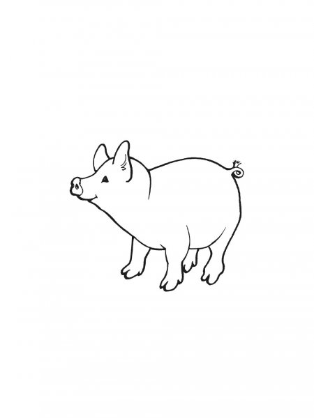 Pig coloring pages