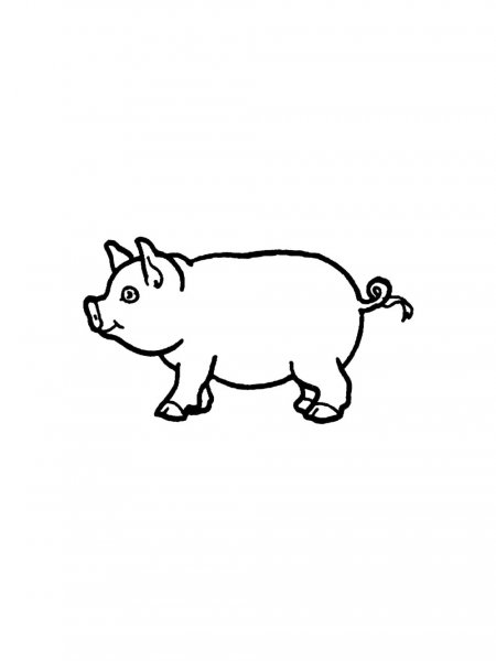 Pig coloring pages