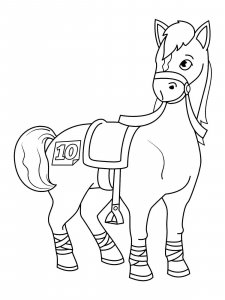 Pony coloring page - picture 17