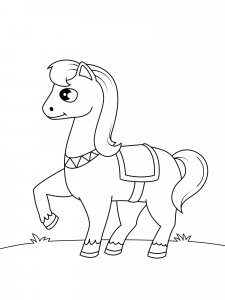 Pony coloring page - picture 18