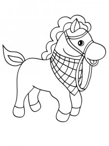 Pony coloring page - picture 19