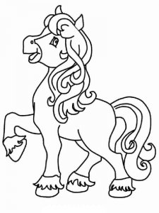 Pony coloring page - picture 12