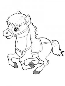 Pony coloring page - picture 13