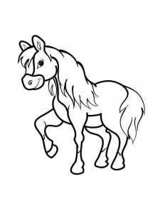 Pony coloring page - picture 15
