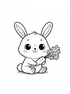Rabbit Coloring Pages 57