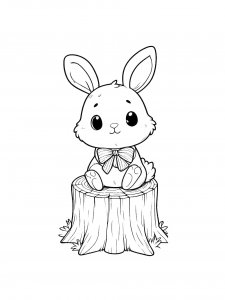 Rabbit Coloring Pages 59