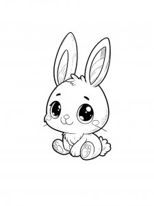 Rabbit Coloring Pages 60