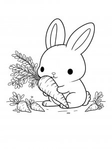 Rabbit Coloring Pages 61