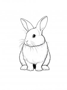 Rabbit Coloring Pages 63