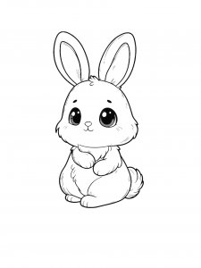 Rabbit Coloring Pages 65