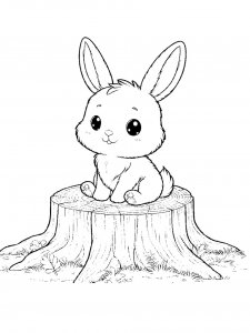 Rabbit Coloring Pages 68