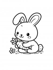Rabbit Coloring Pages 69