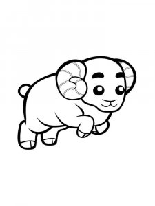 ram coloring page - picture 16