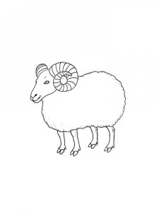 ram coloring page - picture 3
