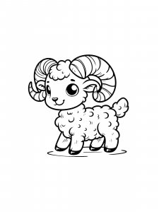 Ram Coloring Pages 39