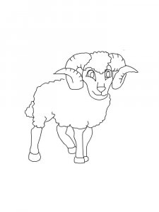 ram coloring page - picture 7