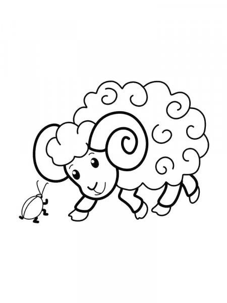 Ram coloring pages