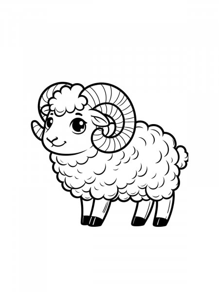 Ram coloring pages