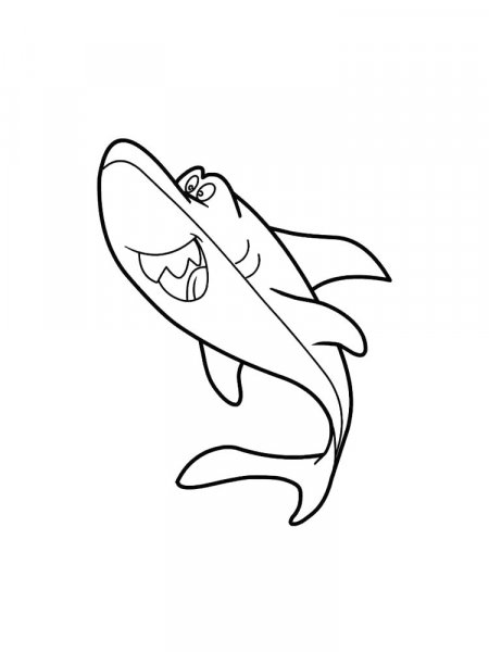 Sharks coloring pages. Download and print sharks coloring pages