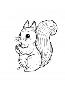 Squirrel Coloring Pages 57