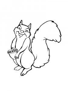 Squirrel Coloring Pages 88