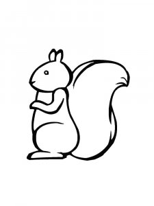 Squirrel Coloring Pages 94
