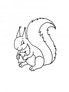 Squirrel Coloring Pages 95