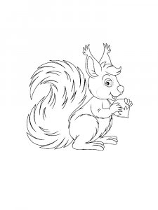 Squirrel Coloring Pages 96