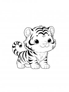 Tiger Coloring Pages 52