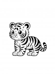 Tiger Coloring Pages 55