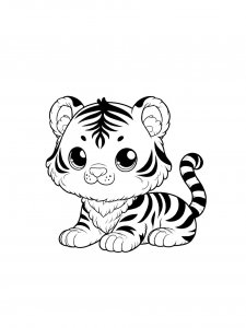 Tiger Coloring Pages 56