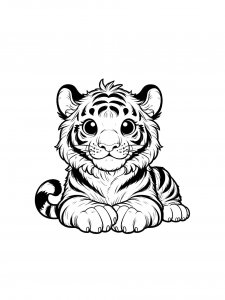 Tiger Coloring Pages 58
