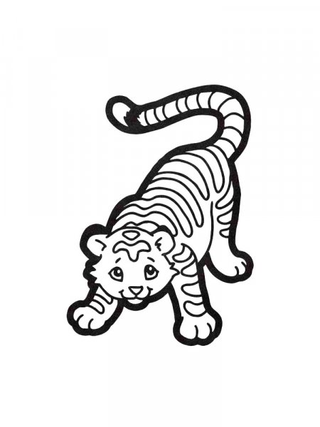 Tiger coloring pages