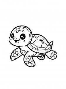 Turtle Coloring Pages 54