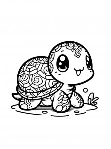 Turtle Coloring Pages 55