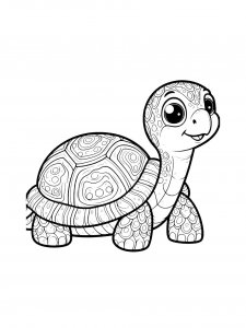 Turtle Coloring Pages 61