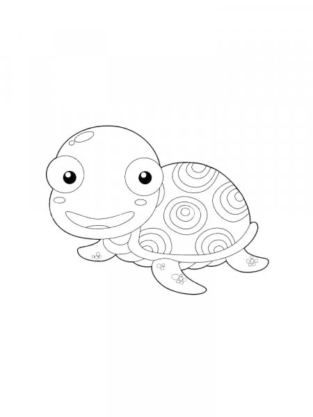 Turtle coloring pages