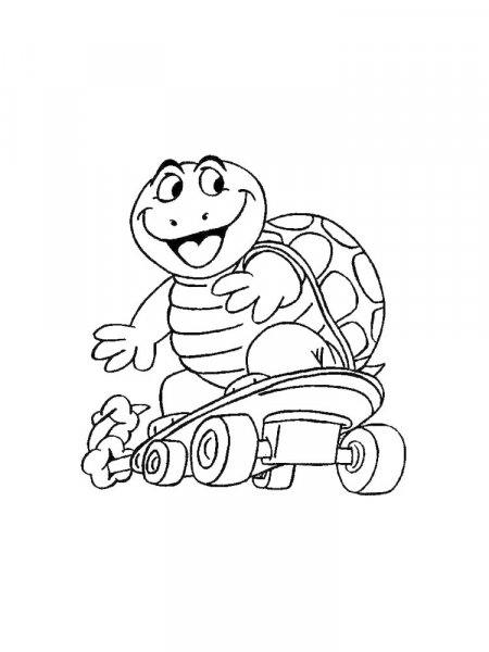 Turtle coloring pages