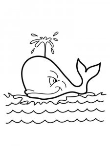 Whale coloring page - picture 32