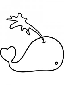 Whale coloring page - picture 34