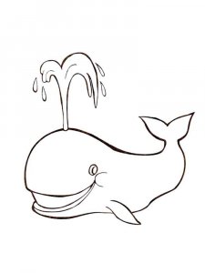 Whale coloring page - picture 13