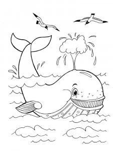 Whale coloring page - picture 15