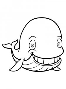 Whale coloring page - picture 16