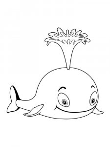 Whale coloring page - picture 18
