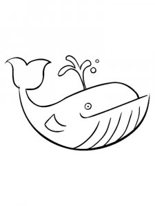 Whale coloring page - picture 21