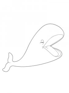 Whale coloring page - picture 8